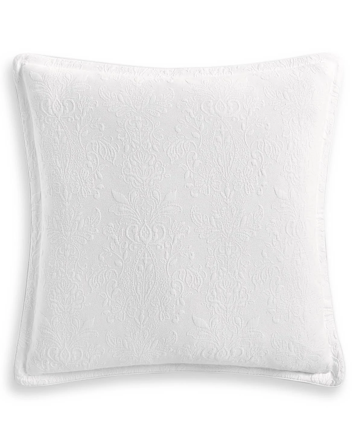 Hotel Collection Classic White Matelasse European Sham, Created for Macy&s - White