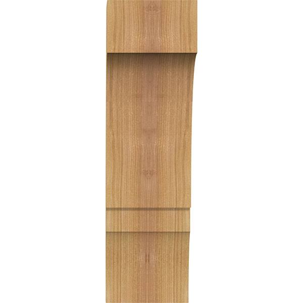 4x22W x 6x22D x 14x22H Balboa Rough Sawn Brace, Western Red Cedar