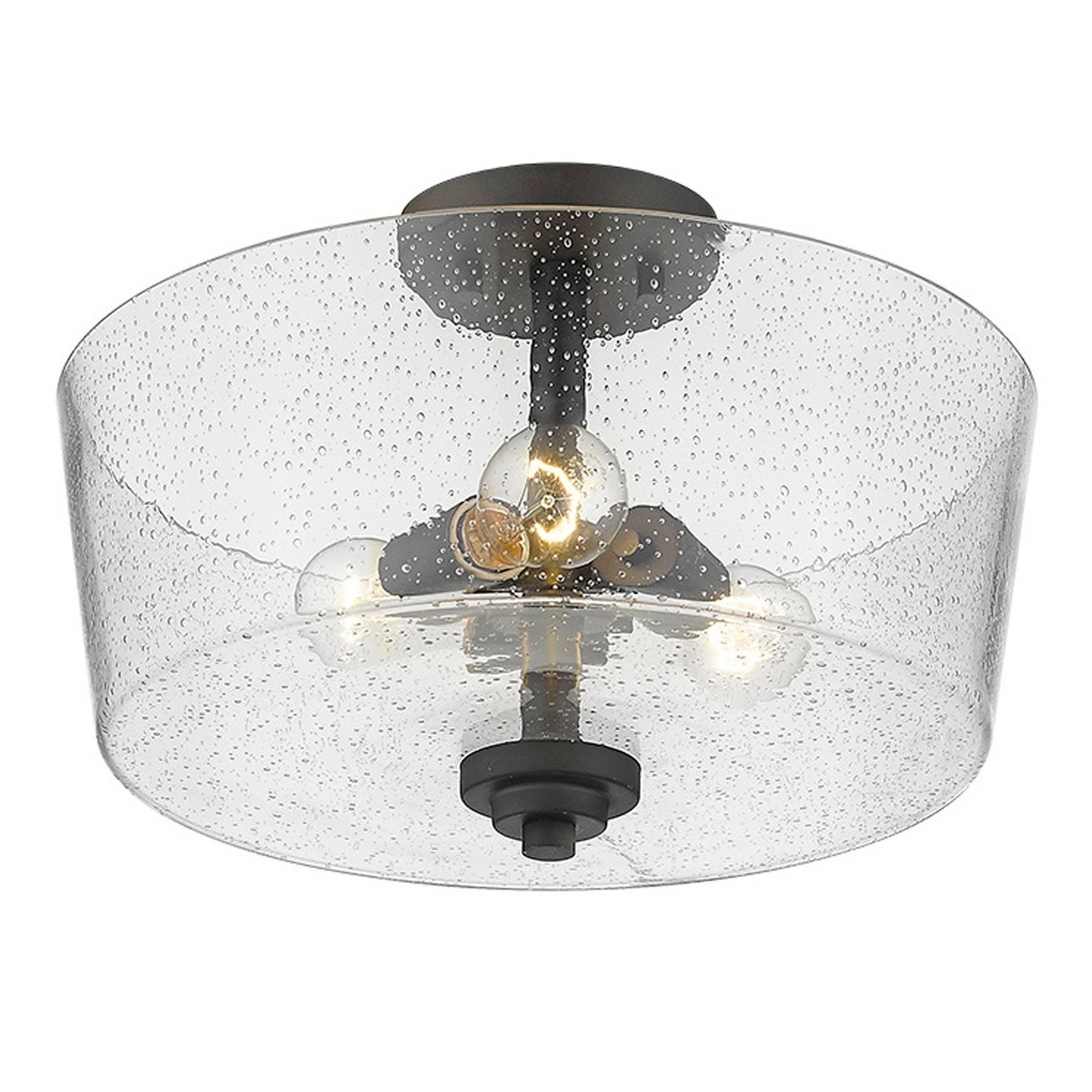 Acclaim Lighting IN61104ORB Rowe 3-Light Oil-Rubbed Bronze Semi-Flush Mount