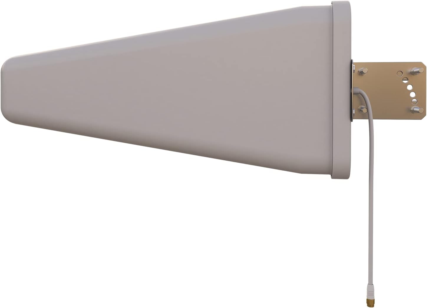 Tupavco TP545 Yagi Directional Roof Antenna 3G/4G/LTE Wide Band 11dBi 806MHz to 2.7GHz Range 2FT Cable w/ 2FT SMA Male Cable to TS-9 Adapter - Cell Phone Signal Log Periodic Cellular Pack of 2