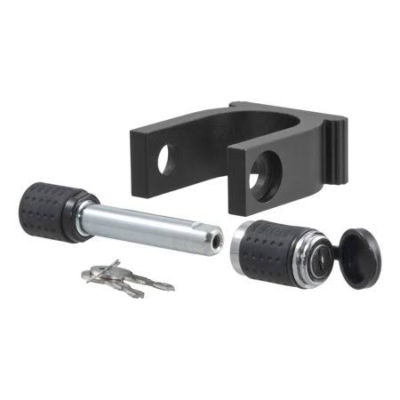 Curt 23255 5th Wheel Kingpin Lock, Locks on to 5th Wheel Kingpin to deter Theft of 5th Wheel Trailer by Curt Manufacturing