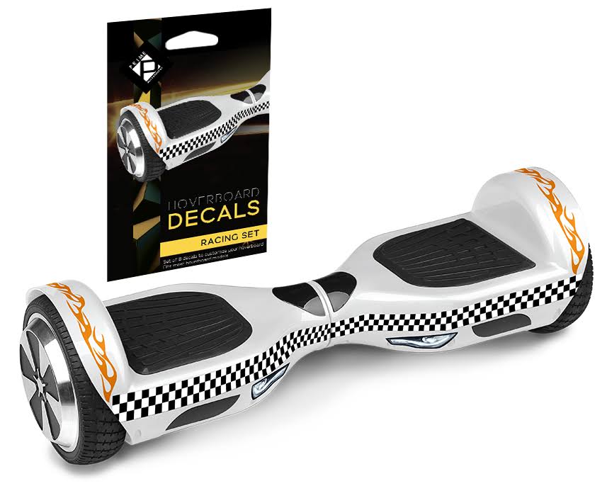 Prime R6 Hoverboard in White/Black