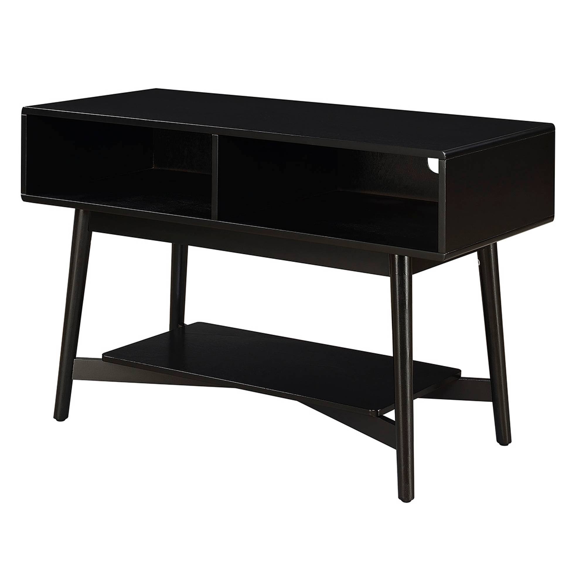 Savannah Mid-Century Modern TV Stand for TVs Up to 46x22 Black - Breighton Home
