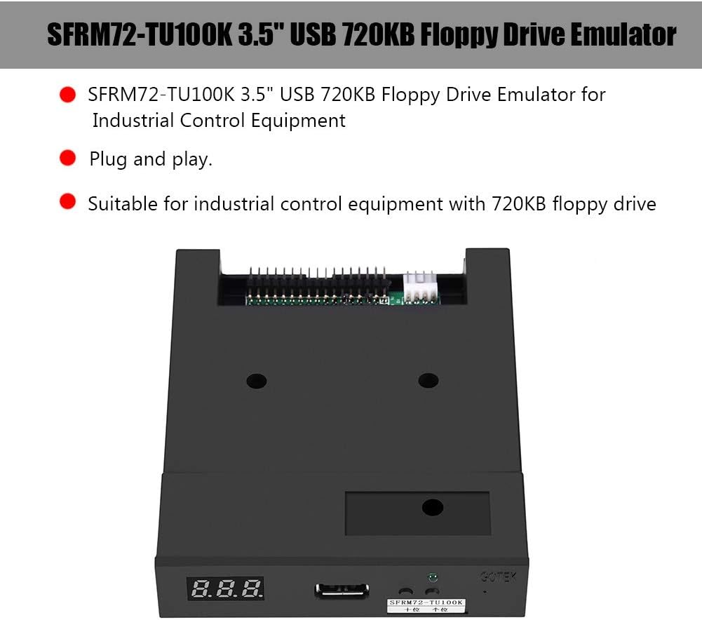 USB Floppy Drive Emulator, SFRM72-TU100K 3.5