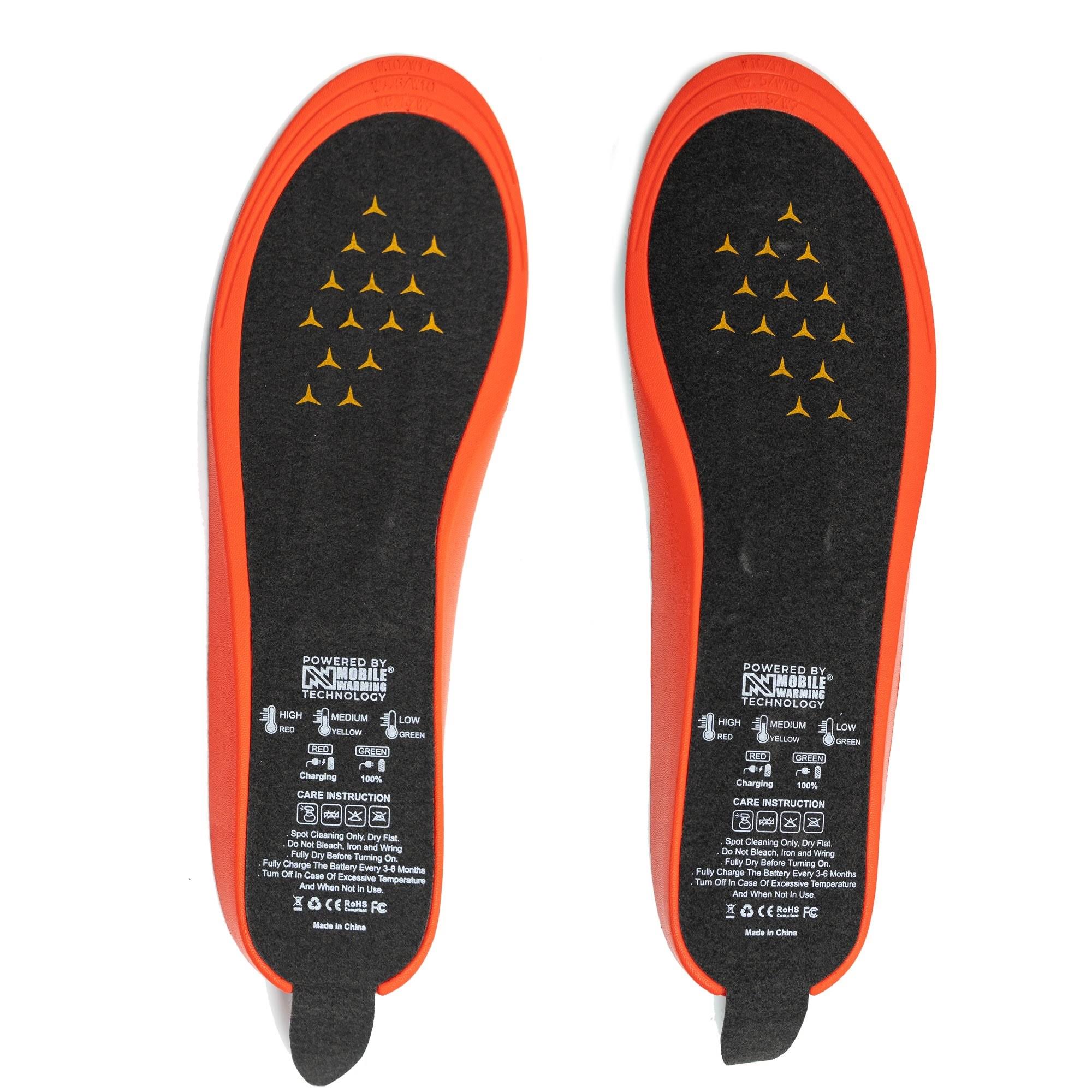 Mobile Warming Standard Heated Insoles Black Large MWUS08010420