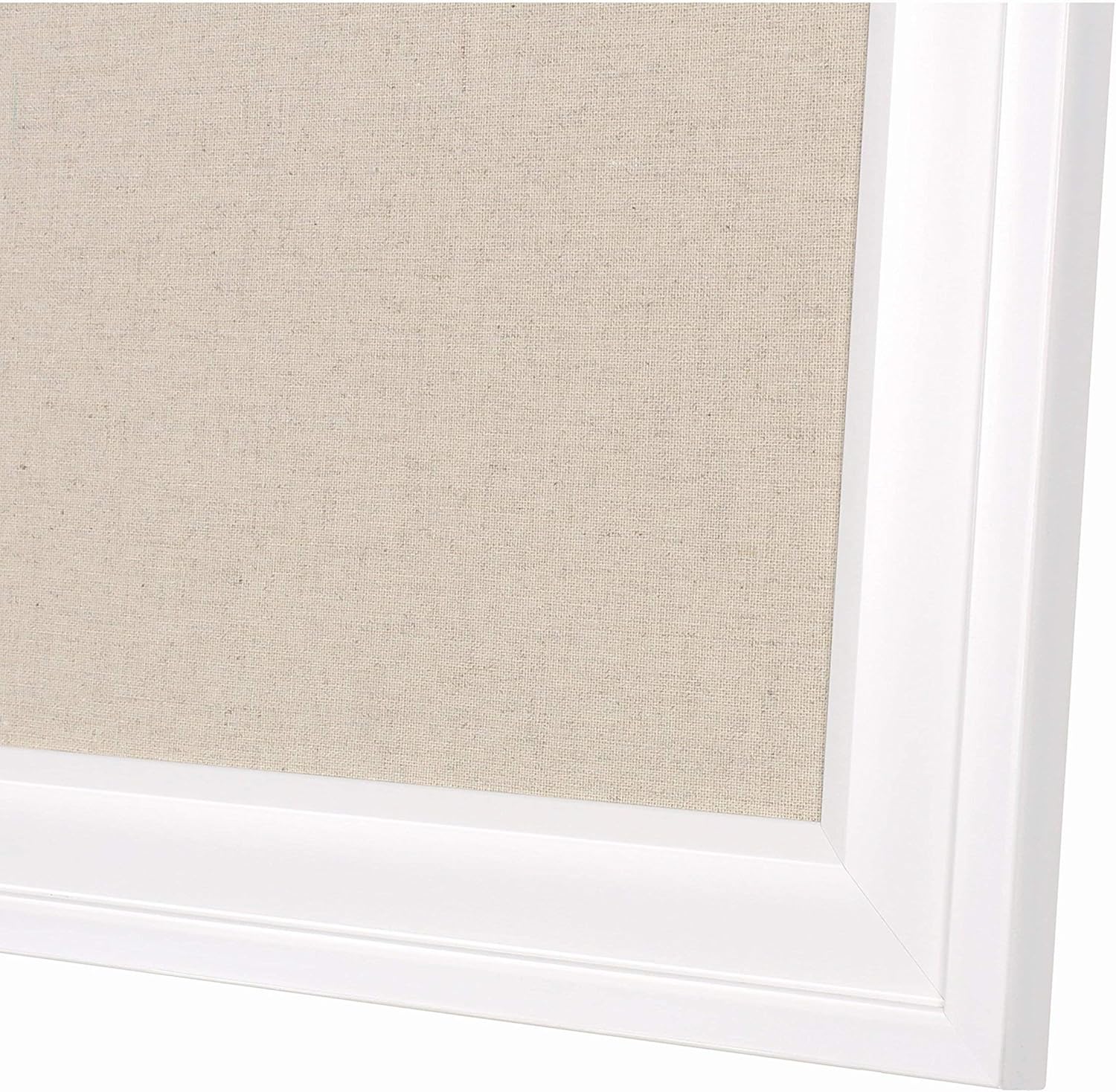 DesignOvation Bosc Framed Pinboard, 13.5X23.5, White Pack of 2