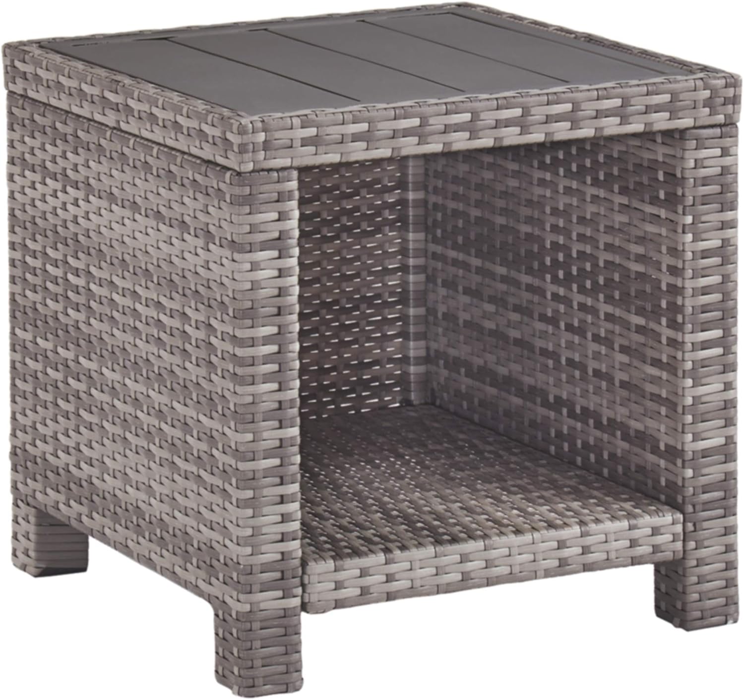 Signature Design by Ashley P440-702 Salem Beach End Table, Gray