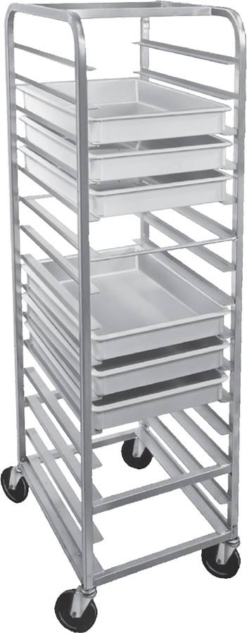 Channel RB-4 15 Slot Mobile Pizza Dough Box Rack