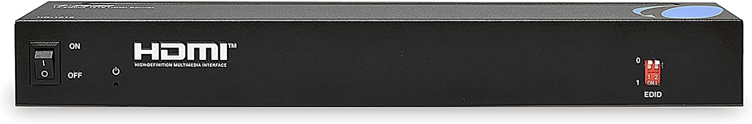 1x16 HDMI Splitter by OREI 16 Ports Professional HDMI Powered for Full HD 1080P & 3D Support - Adapter Included Pack of 2