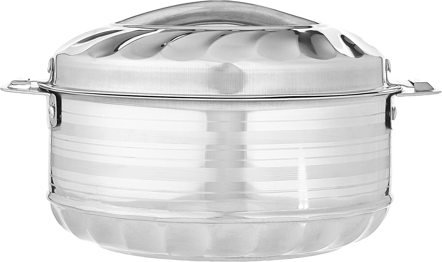 Vinod 3-Piece Insulated Casserole Food Warmer/Cooler Hot Pot Gift Set, 1000mL+1500mL+2500mL, Stainless Steel Pack of 2