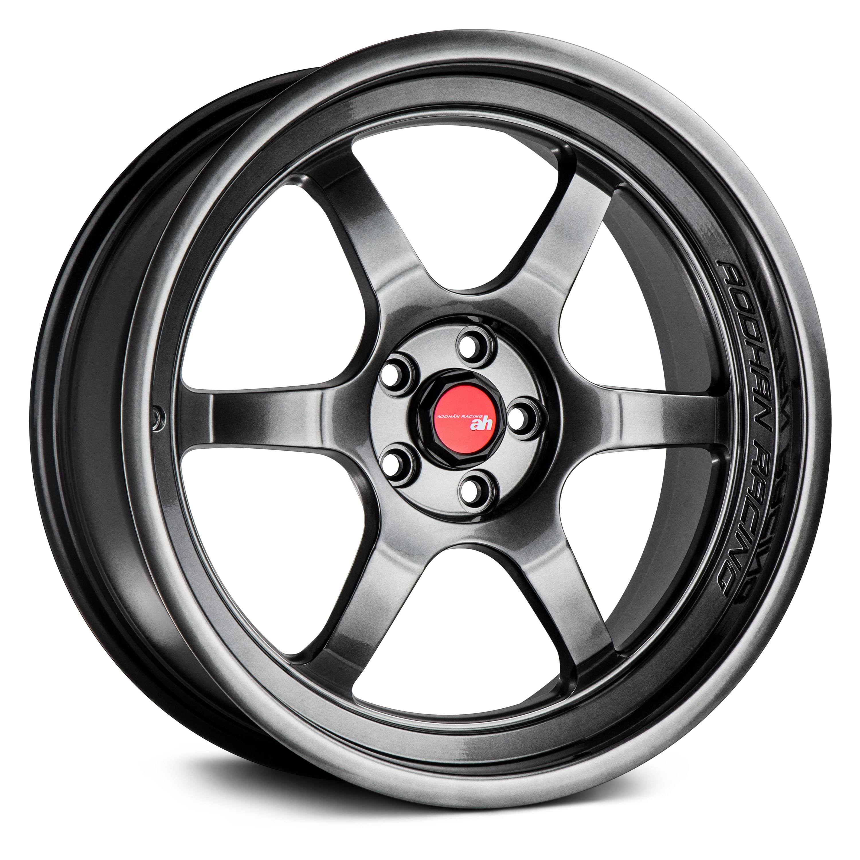 18x8.5 Hyperblack Wheel Aodhan AH08 5x4.5 35
