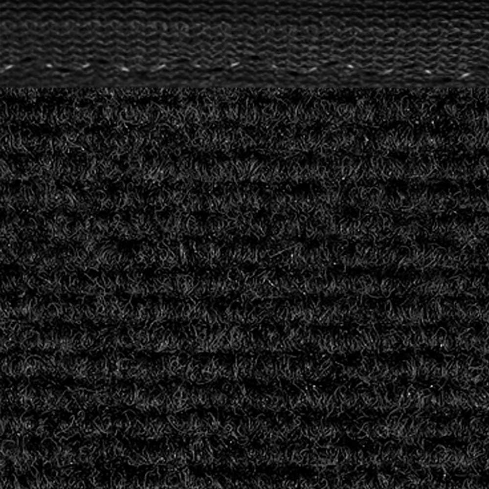 House, Home and More Outdoor Carpet Runner - Black - 3 Feet x 10 Feet