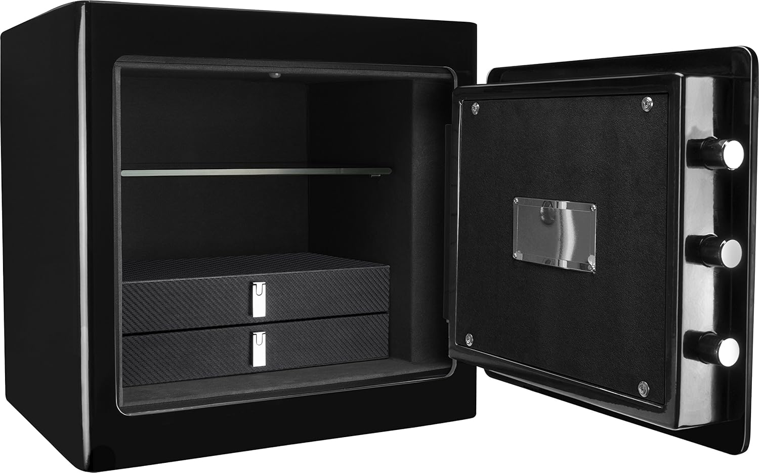 Barska Steel Fireproof Jewelry Security Safe Cabinet with Organizer (Black)