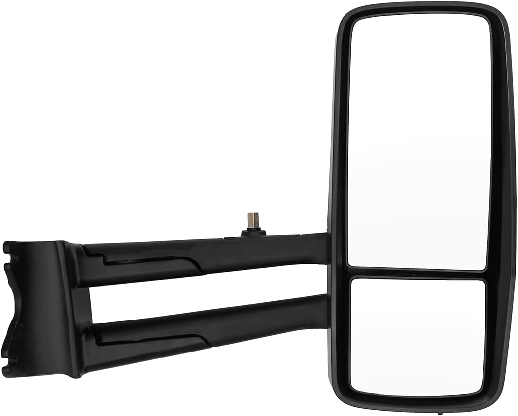 SEPEY Door Mirror Assembly for KENWORTH T680, Passenger Side Chrome Heated Motorized Back Mirror with Arm for KENWORTH T680 T880, Right