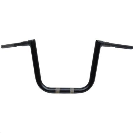 La Choppers La-7363-13b 1-1/2in. Grande Twin Peaks Hefty Handlebars - 13in. Rise - Gloss Black