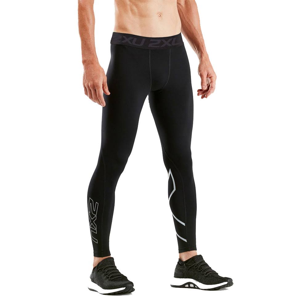 2XU Thermal Compression Tights - Black/Silver - x Small