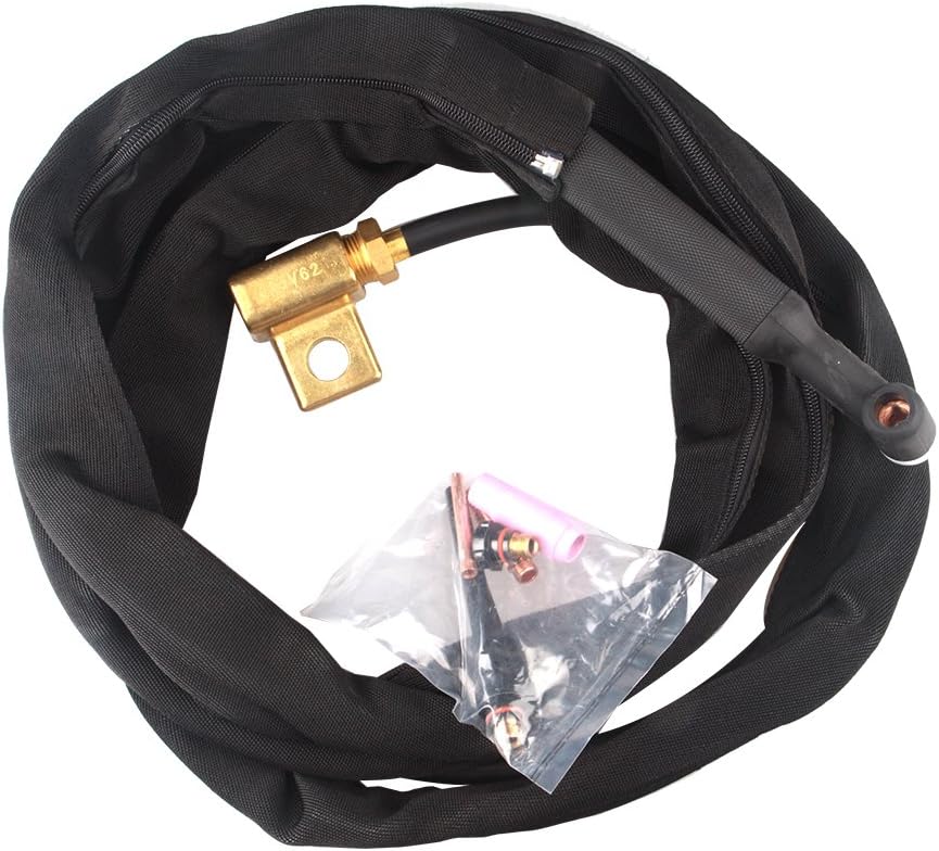 Weldflame WP-26F-12R 12-ft 200Amp Air-Cooled TIG Welding Torch FlexHead Ready-to-Go Package