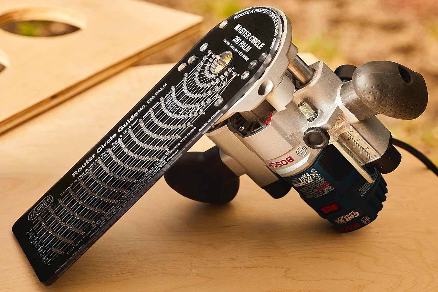 Jasper Tools 280 PRO LTD ED CIRCLE GUIDE FOR CUTTING PERFECT CIRCLES WITH COMPACT AND PALM PLUNGE ROUTERS