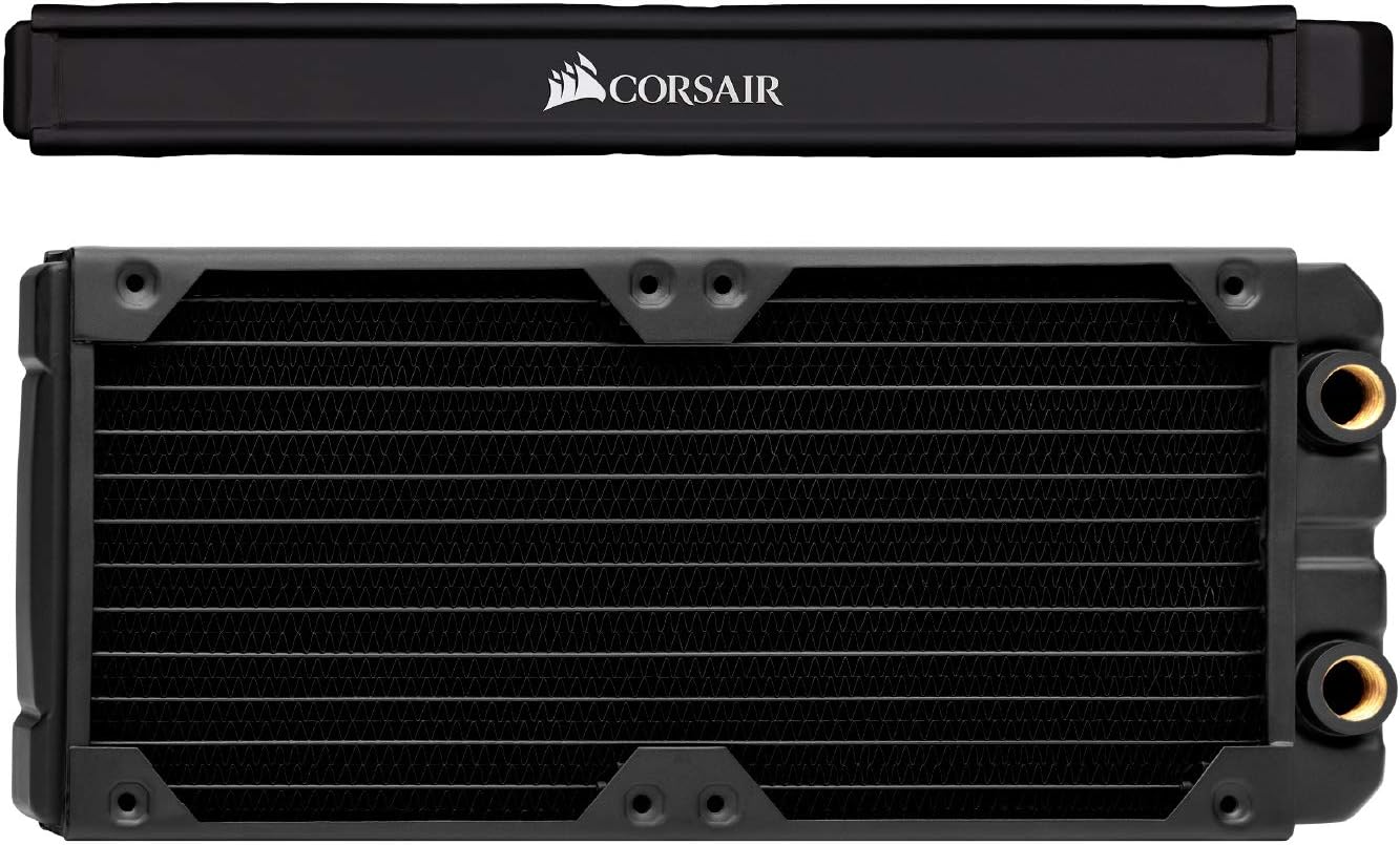 Corsair Hydro X Series, XR5, 240mm, Water Cooling Radiator, Black Pack of 2