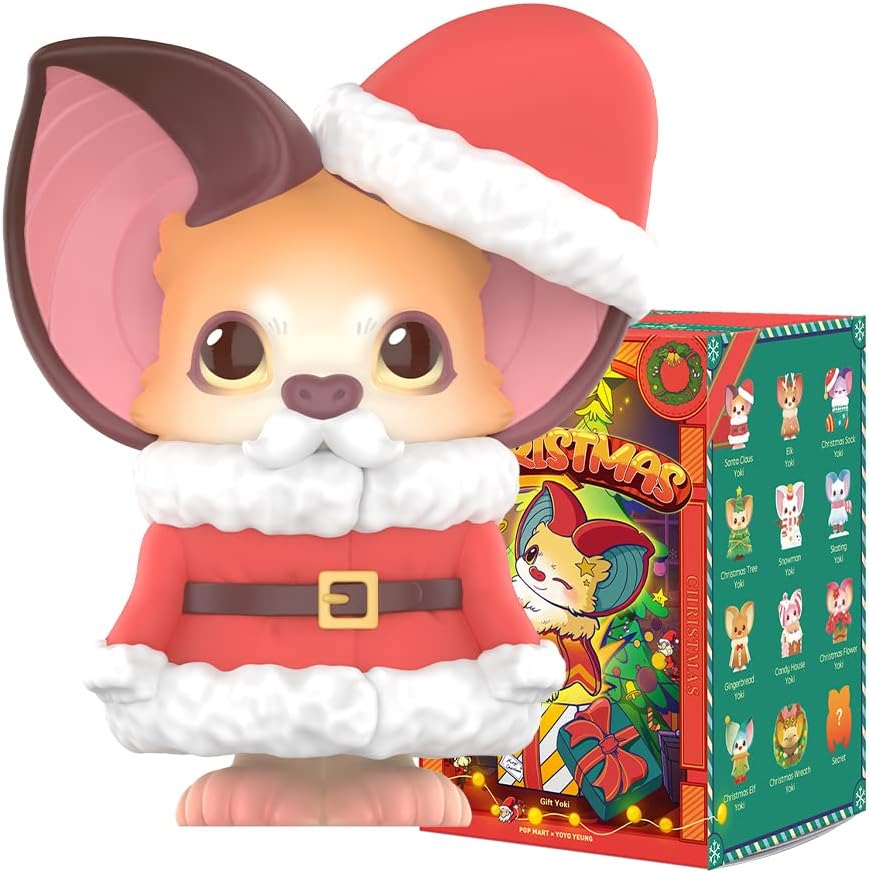 POP MART Yoki Christmas Series 12PC Action Figure Box Toy Box Bulk Popular Collectible Art Toy Hot Toys Cute Figure Creative Gift, for Christmas Birthday Party Holiday