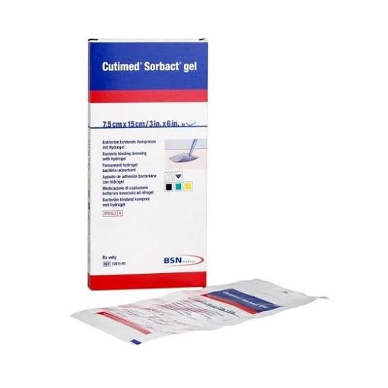 Cutimed Sorbact Hydrogel Dressing 3 x 6 inch