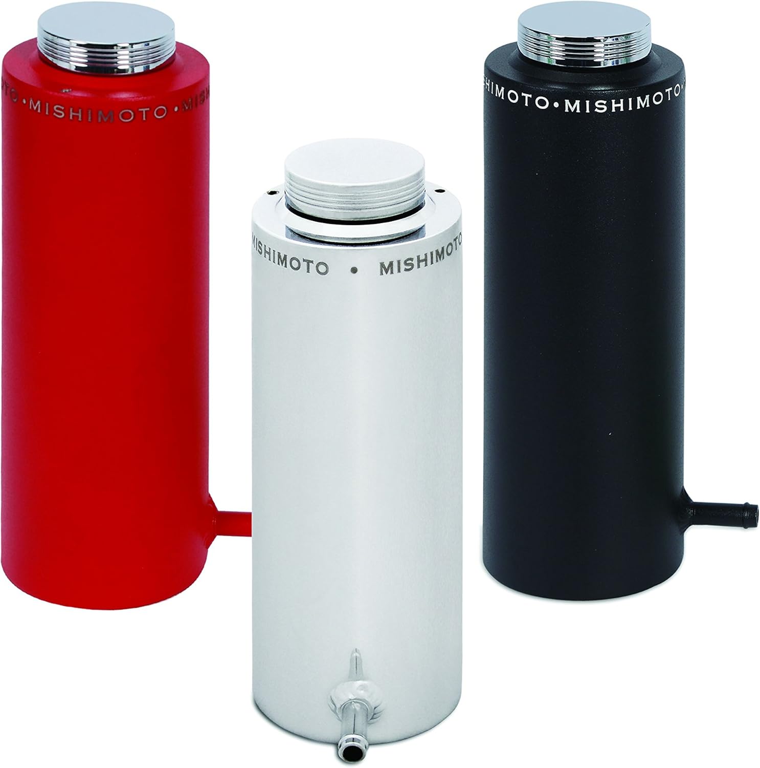 Mishimoto MMRT-CAWBK Aluminum Coolant Reservoir Reservoir Tank Compatible With Black