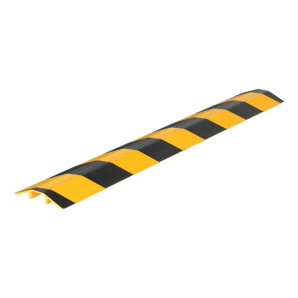 Vestil Aluminum Hose / Cable Crossover 60x22 Yellow / Black