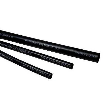 Raychem CPGI-WCSM-56/16-1200-S Shrink Tubing,2.2in ID,Black,4ft