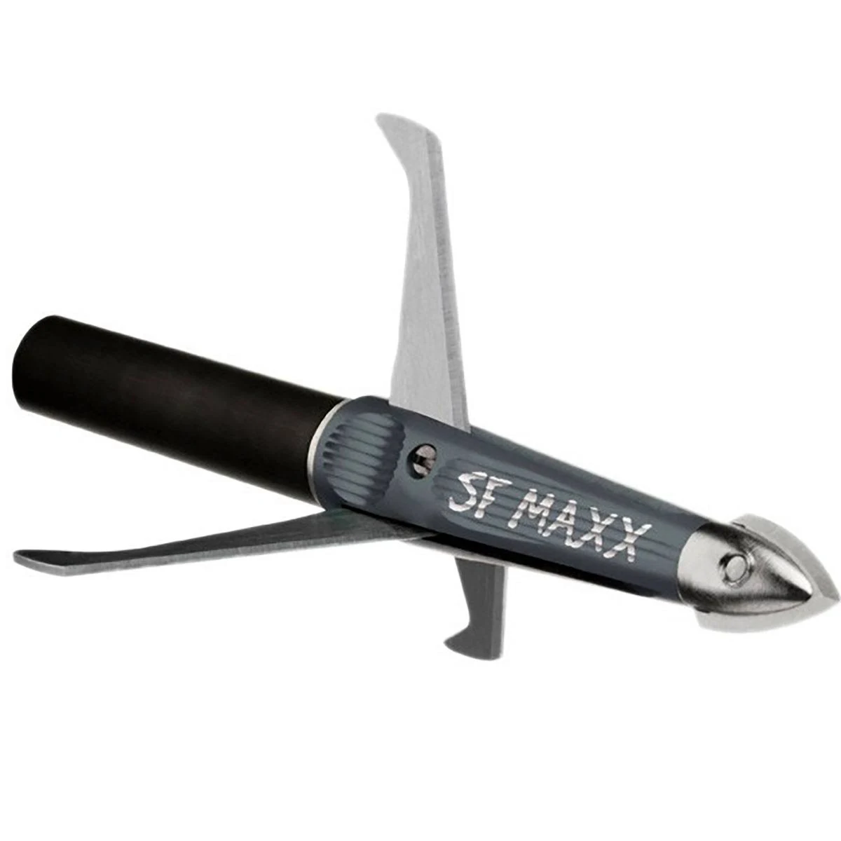 NAP Spitfire Maxx Broadhead with Trophy Tip, Silver - 3 pack
