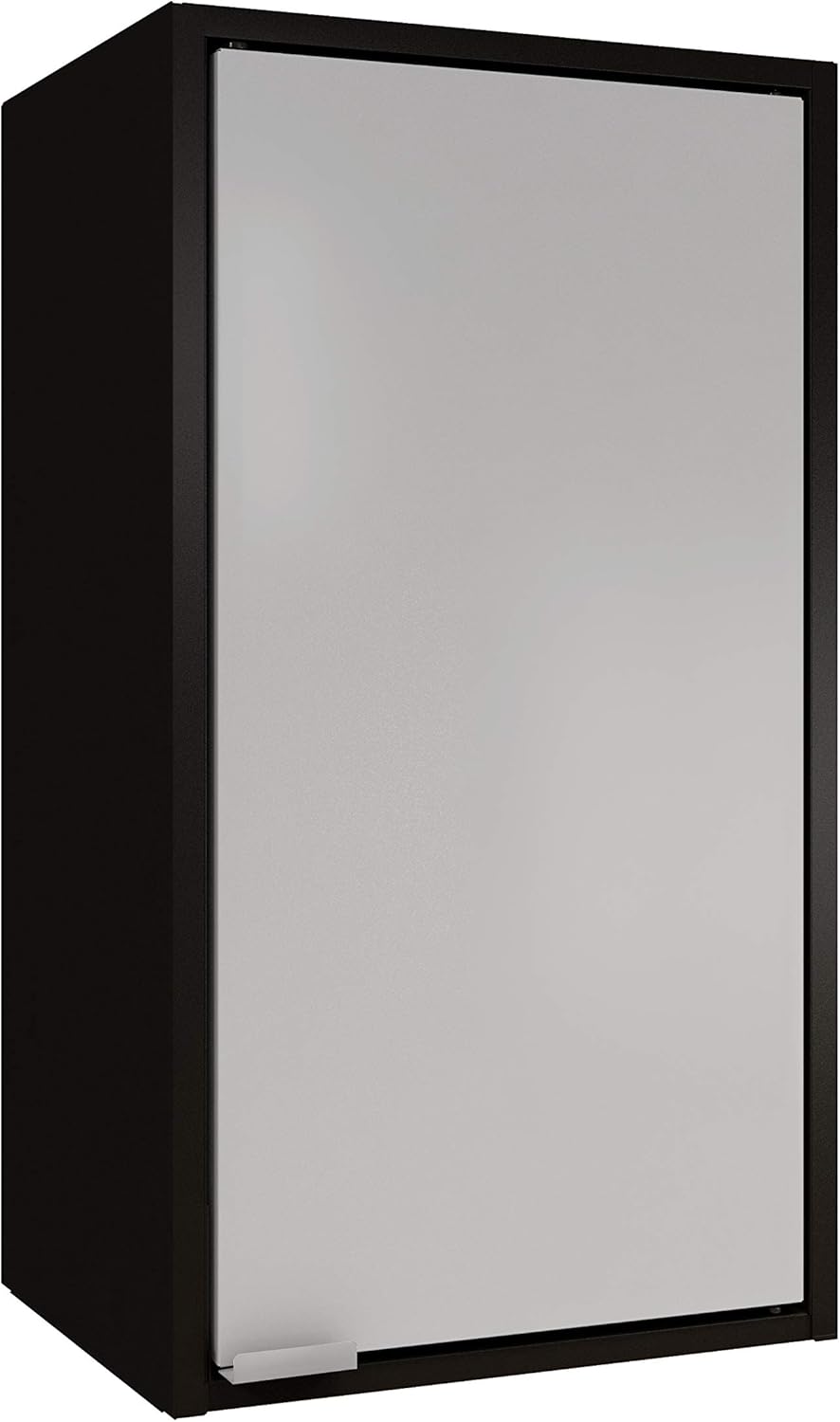 itbe Easy Fit Ready-to-Assemble Multipurpose One Door Wall Steel Cabinet Space Organizer (Blue)