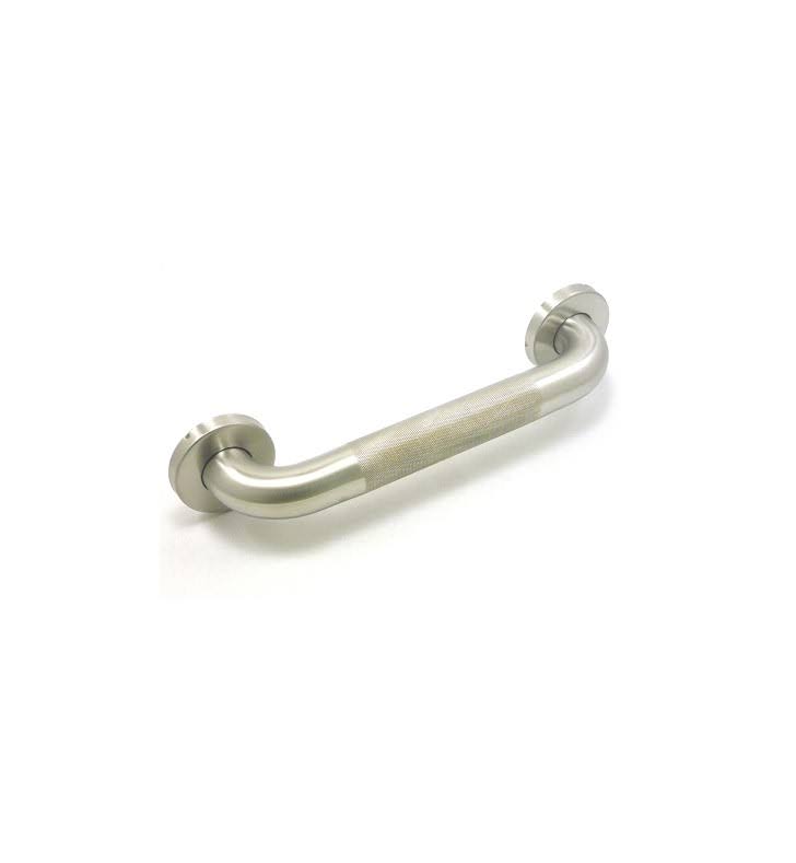 Jaclo 11224KN-SS Knurled Stainless Steel Grab Bar, 24x22