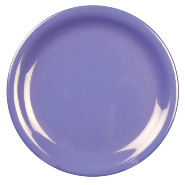 Purple 7 1/4x22 Narrow Rim Plate,Melamine,Pack of 6, 6 Packs