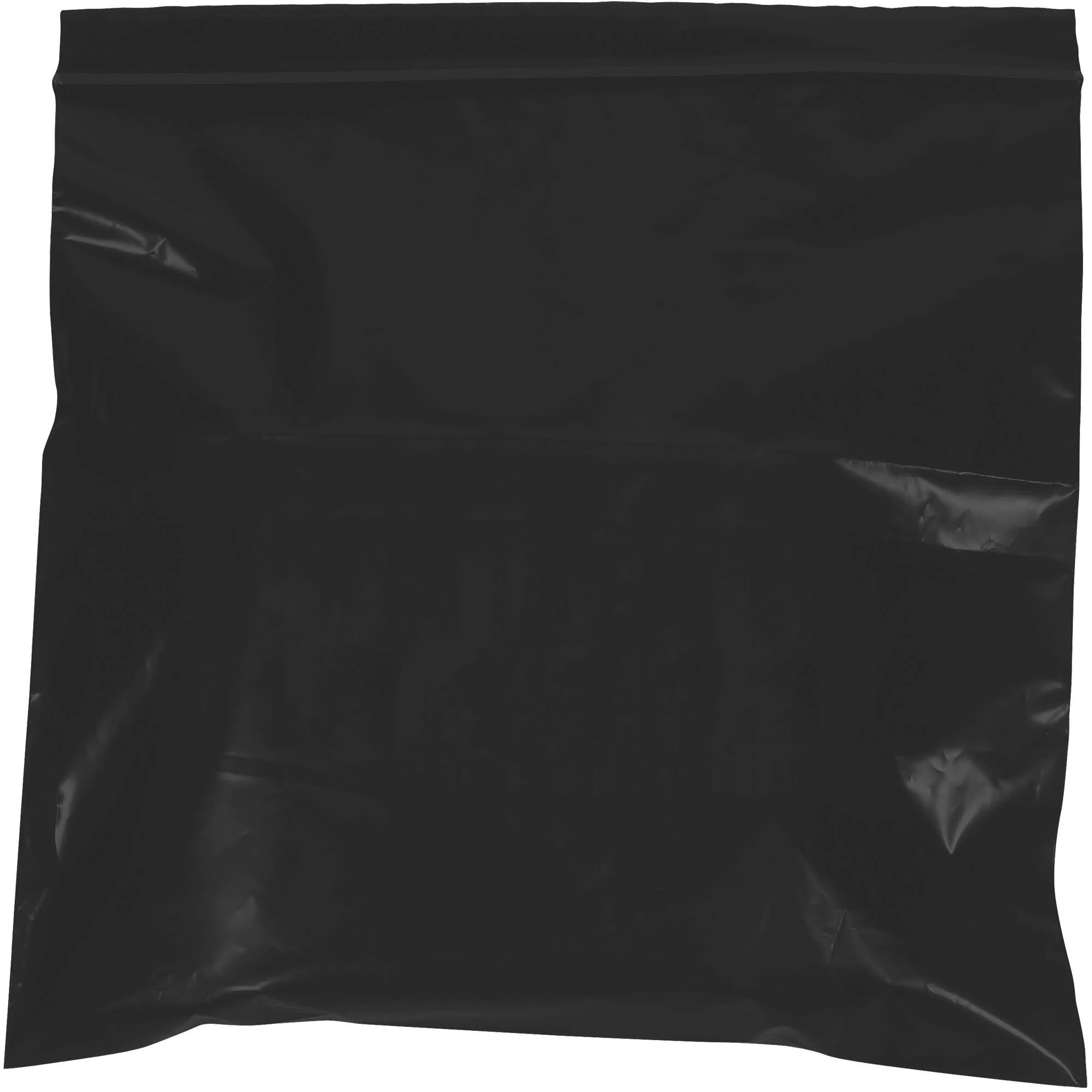 Box Partners Reclosable 2 Mil Poly Bags 10x22 x 12x22 Black 1000/Case