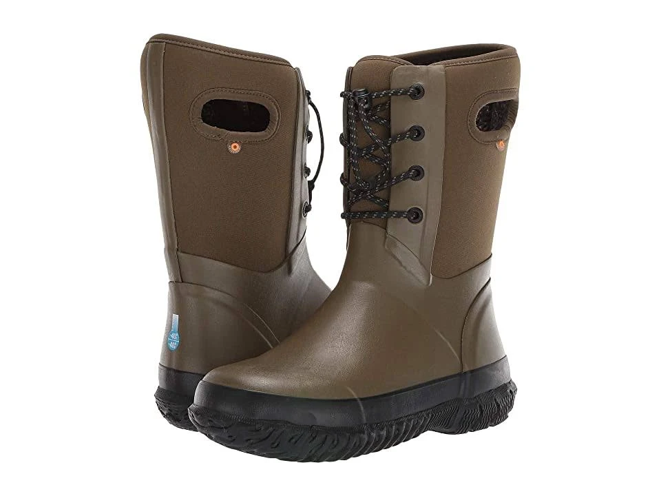 Bogs Arcata Lace Boy&s Dark Green 1 Kids