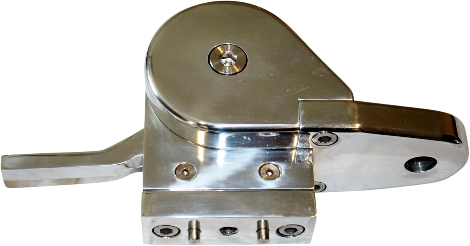 Wakeboard Rack Rotating Mount for Krypt Quick Release Racks, Polished Aluminum Wakeboarding Tower Rack Swivel Swing Arm Mount