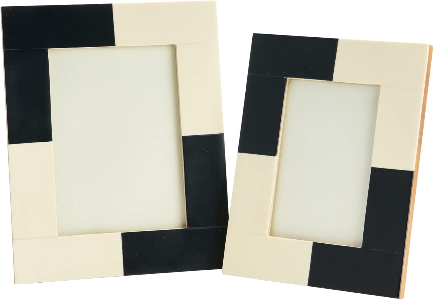 Main + Mesa Decorative Resin Tabletop Photo Frame 2-piece Set includes 5