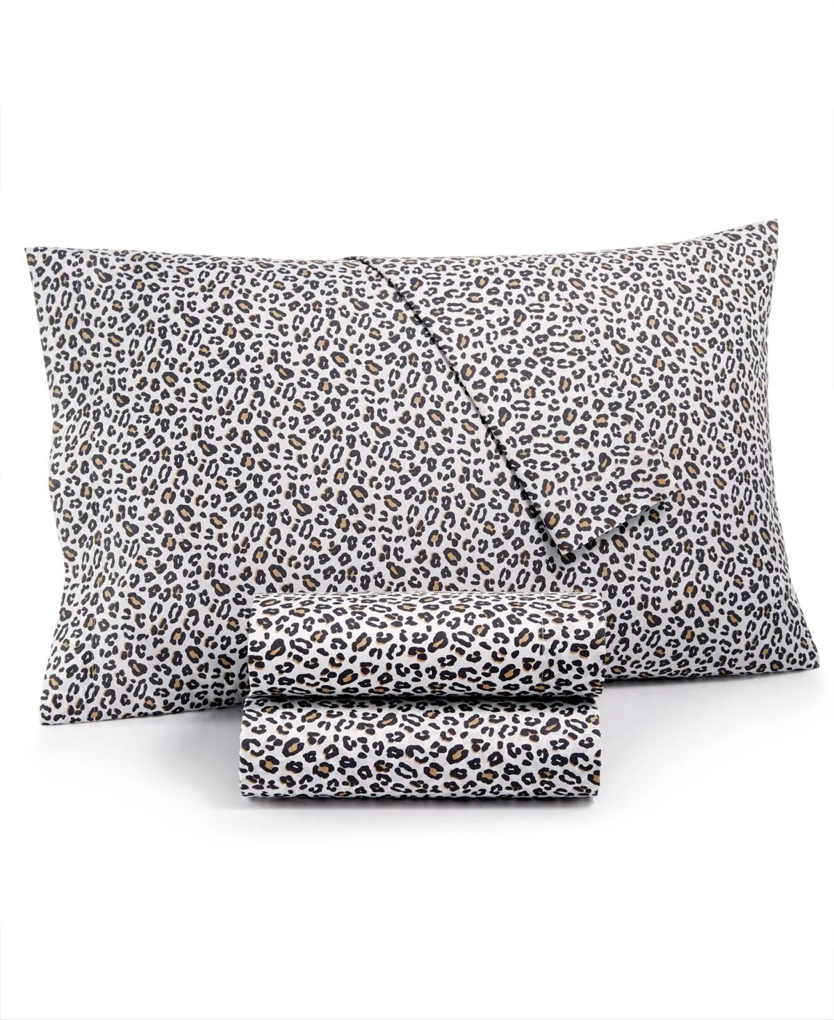 Printed Microfiber Queen 4-pc Sheet Set, Created for Macy&s - Animal