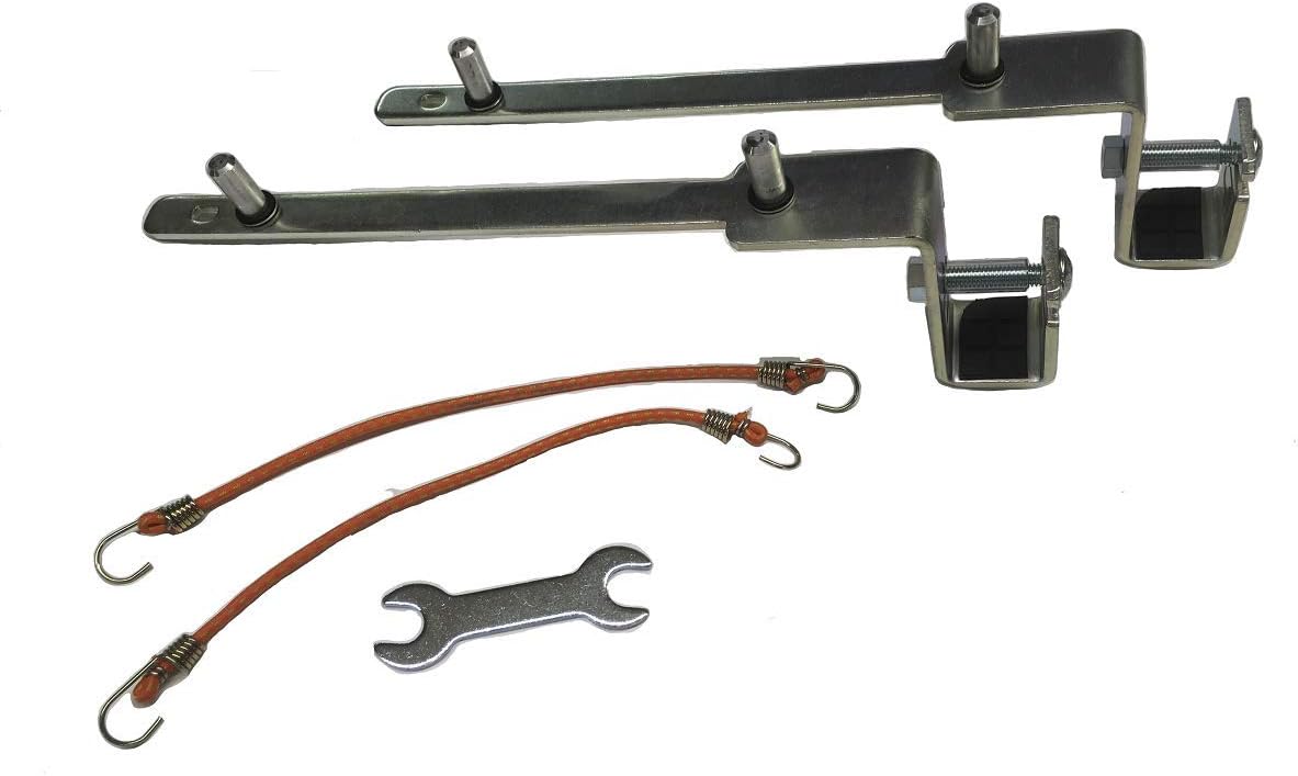 Arnall's Pontoon Grill Bracket Set (Grill Not Included) for Colman Camp Pack of 2