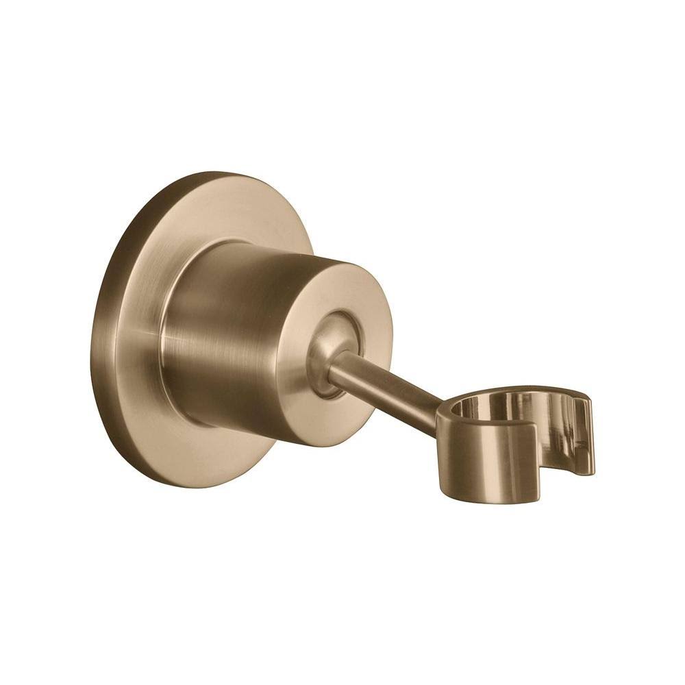 KOHLER K-975-BV Stillness Adjustable Wall-Mount Bracket, Vibrant Brushed Bronze
