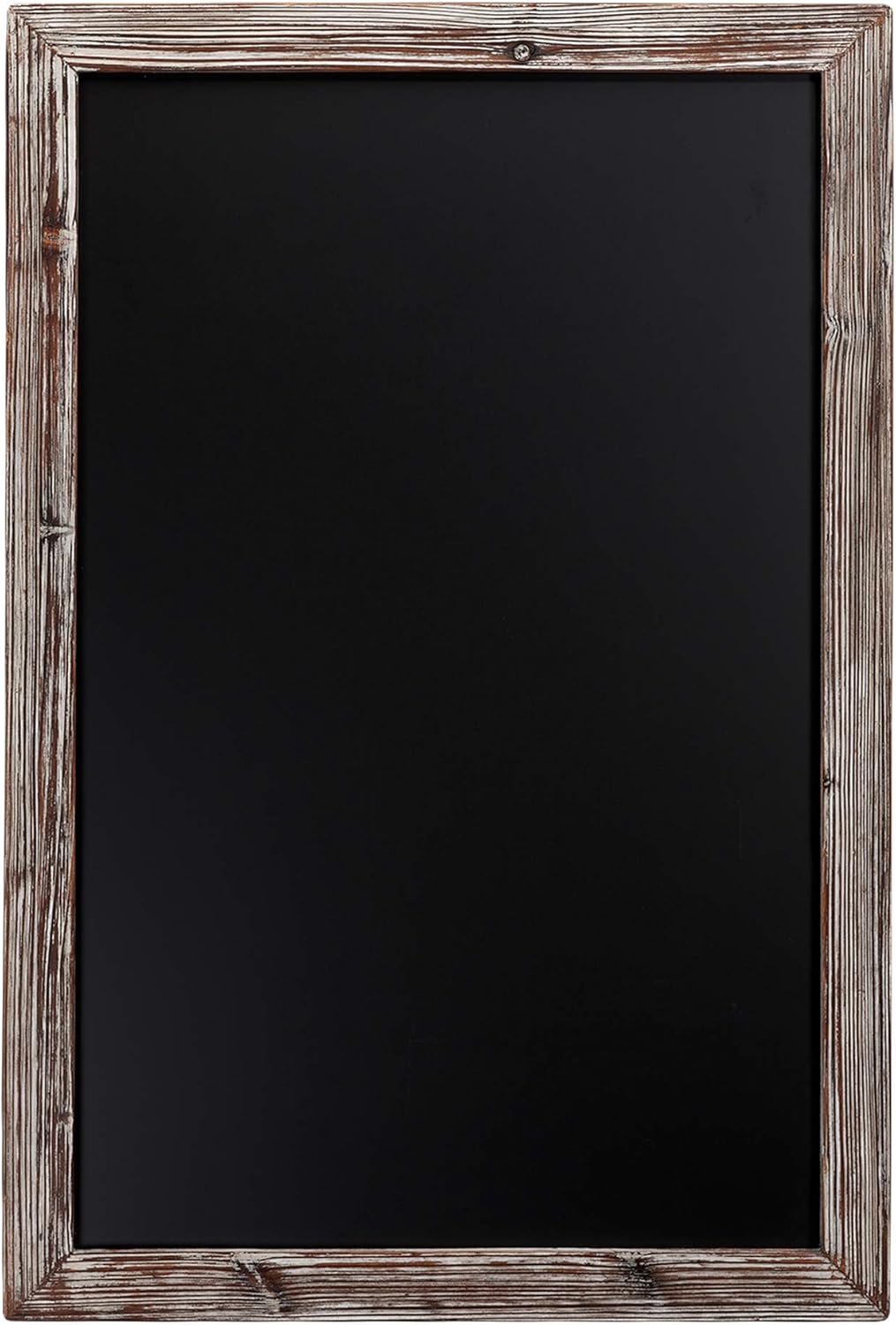 Barnyard Designs Rustic Distressed Brown Magnetic Framed Chalkboard Sign, Vintage Farmhouse Wall Hanging Display Board, Use with Liquid or Traditional Chalk, for Menu, Kitchen, or Wedding, 30” x 20” Pack of 2