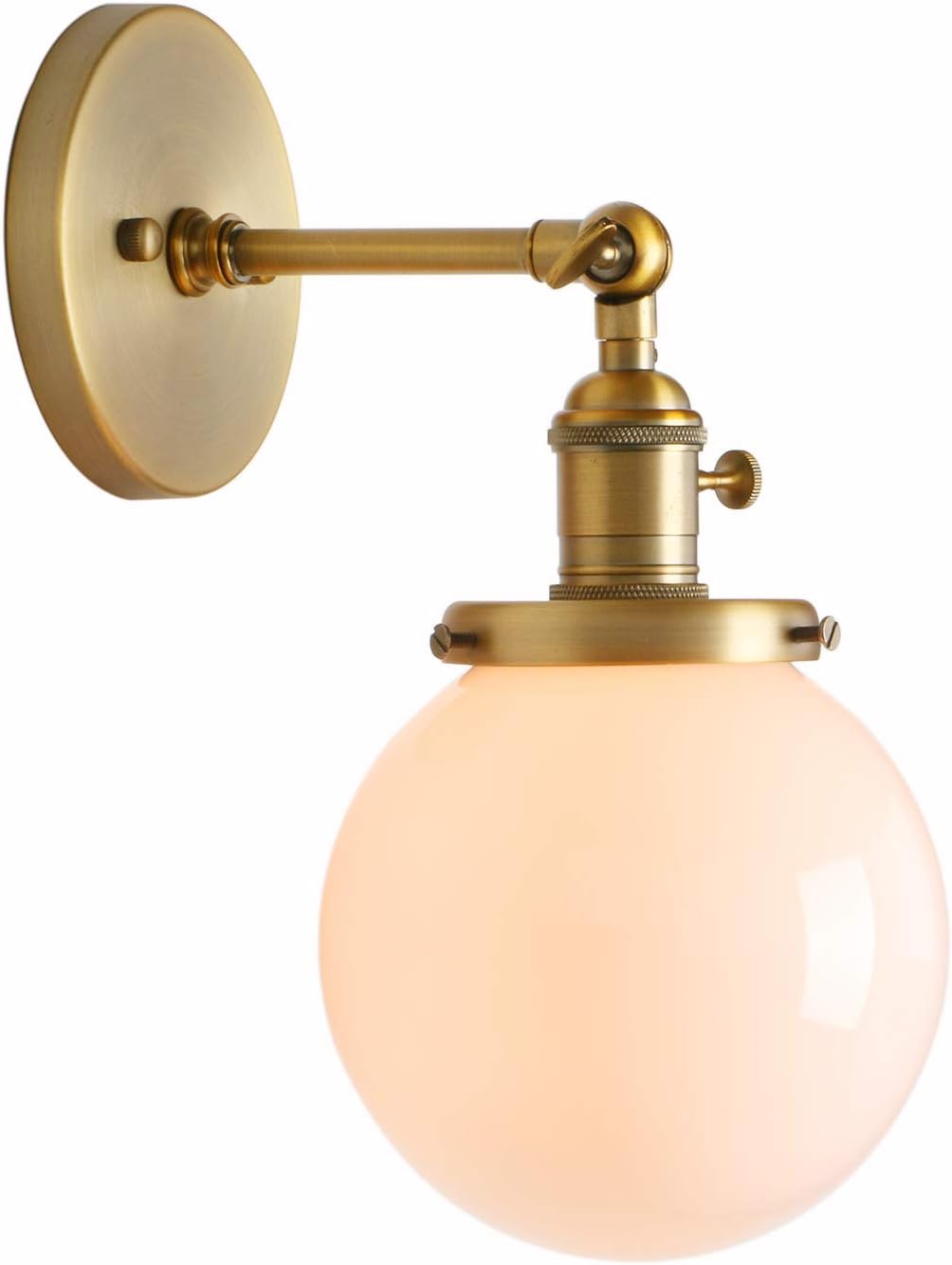 Permo Vintage Industrial Wall Sconce Lighting Fixture with Mini 5.9