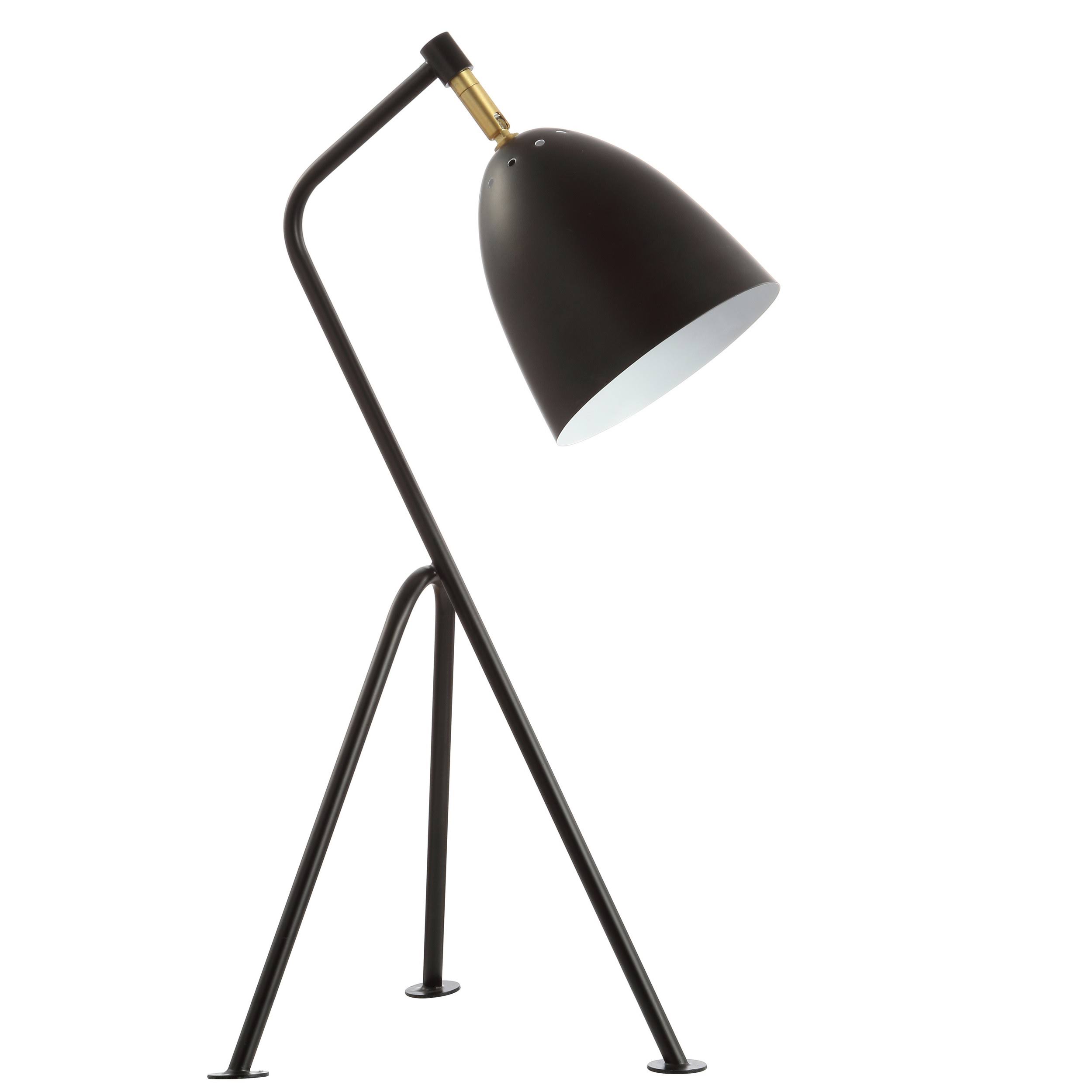 Safavieh Dariel Black u0026 Brass Gold Task Table Lamp