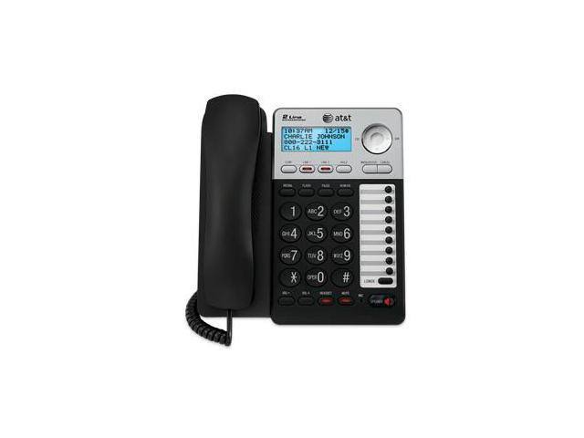 Atu0026t ML17929 2-Line Corded Telephone, Black