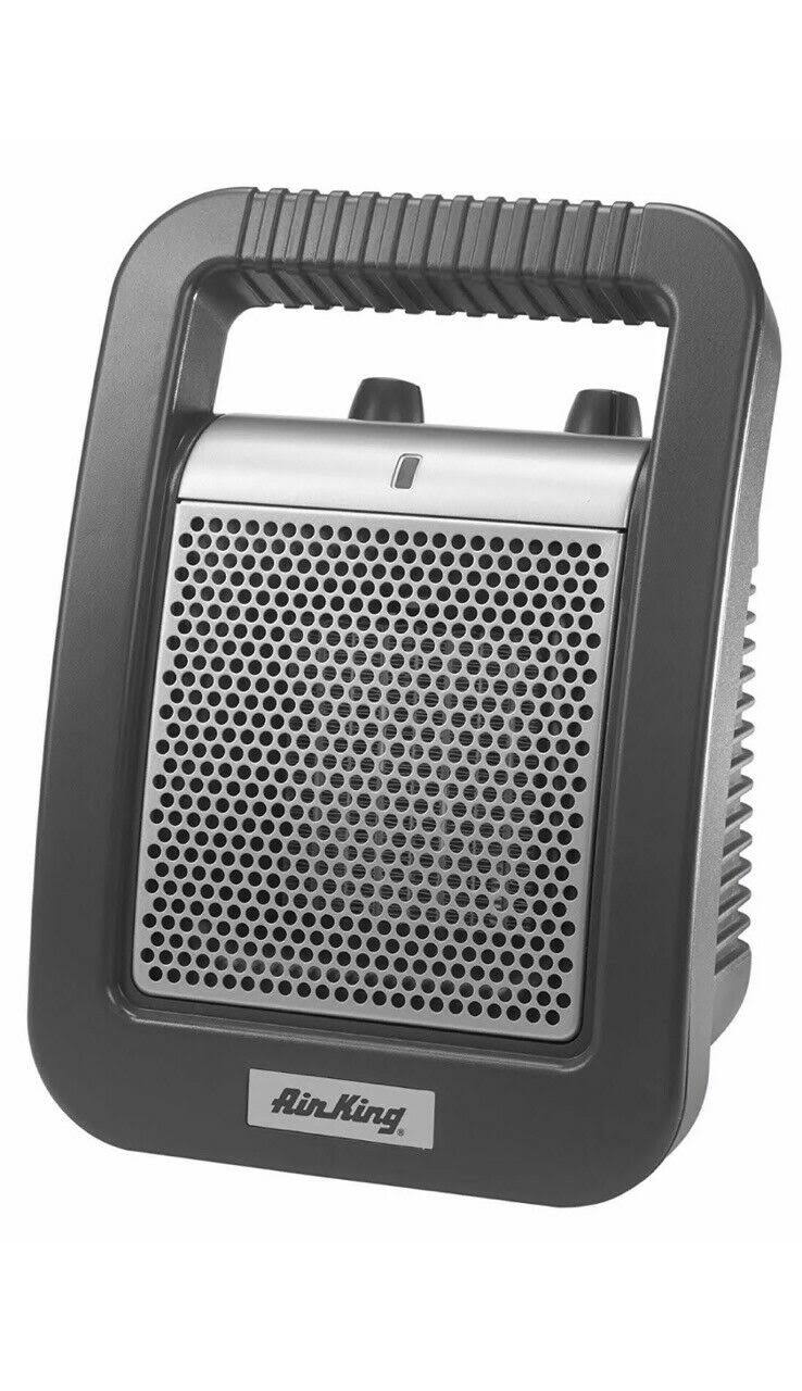 Air King 8945C 5118 BTU 1500 Watts 120 Volts Portable Electric Heater with Adjus Black