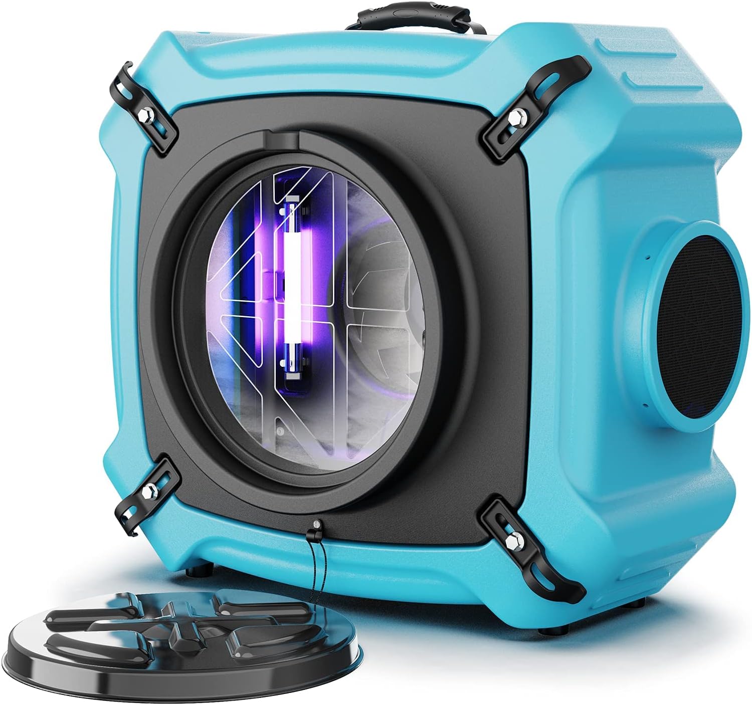 ALORAIR PureAiro HEPA Max 870 Air Scrubber 3-Stage Filtration,Negative Machine Air Scrubber | Professional Water Damage Restoration for Air Cleaner | up to 550 CFM