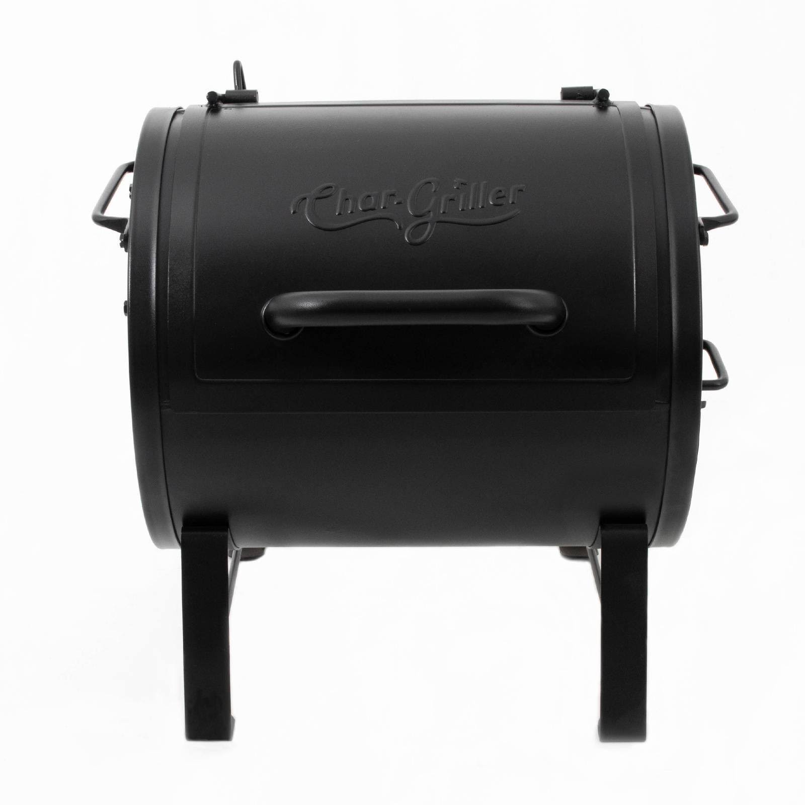 Char-griller E82424 Side Fire Box Charcoal Grill, Black