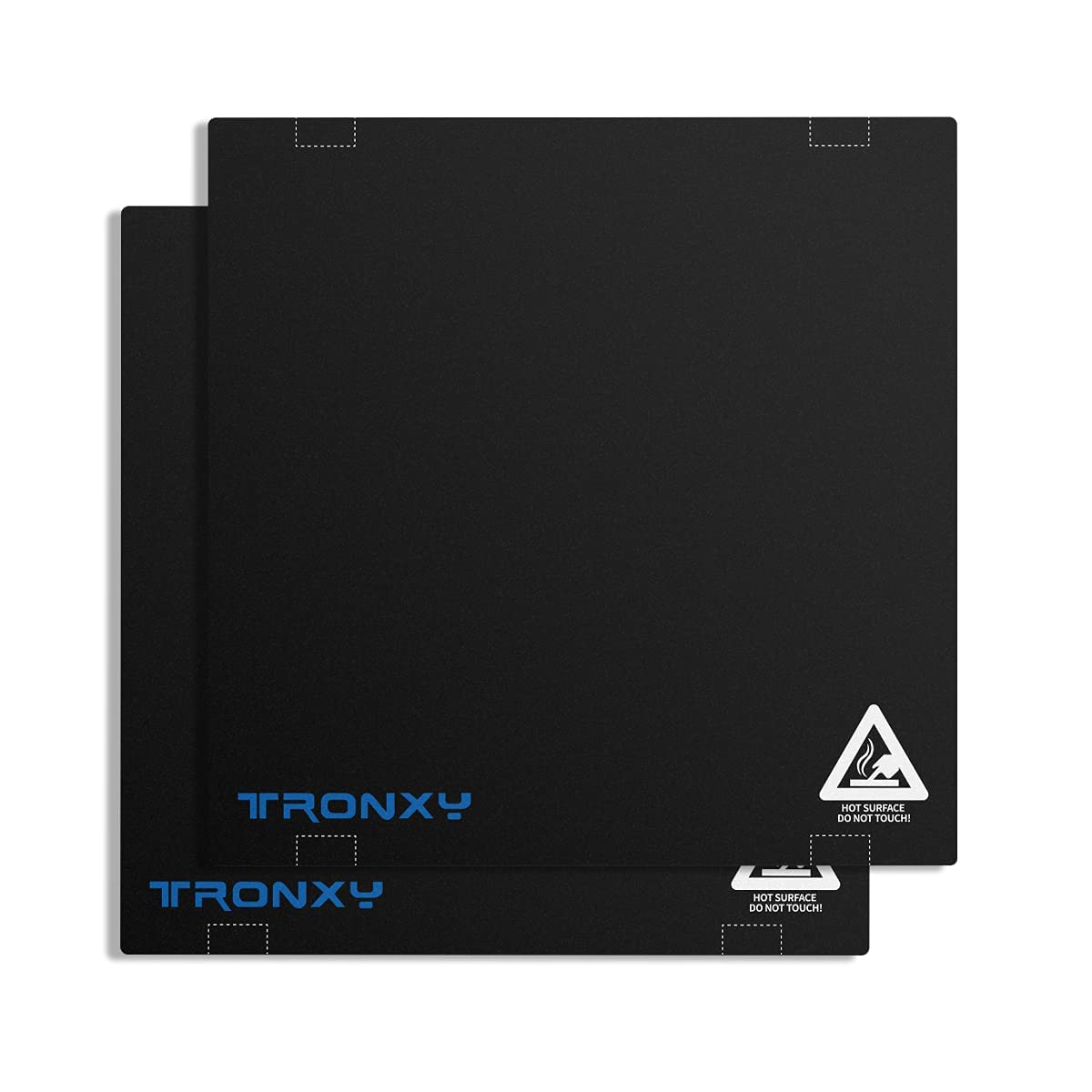 TRONXY 3D Printer Sticker Sheets, 2PCS PVC 3D Printer Platform Sticker 330x330mm for 3D Printer Hot Bed, 3D Printing Build Surface Within 330 mm 3D Printer Heated Bed for X5SA/X5SA PRO