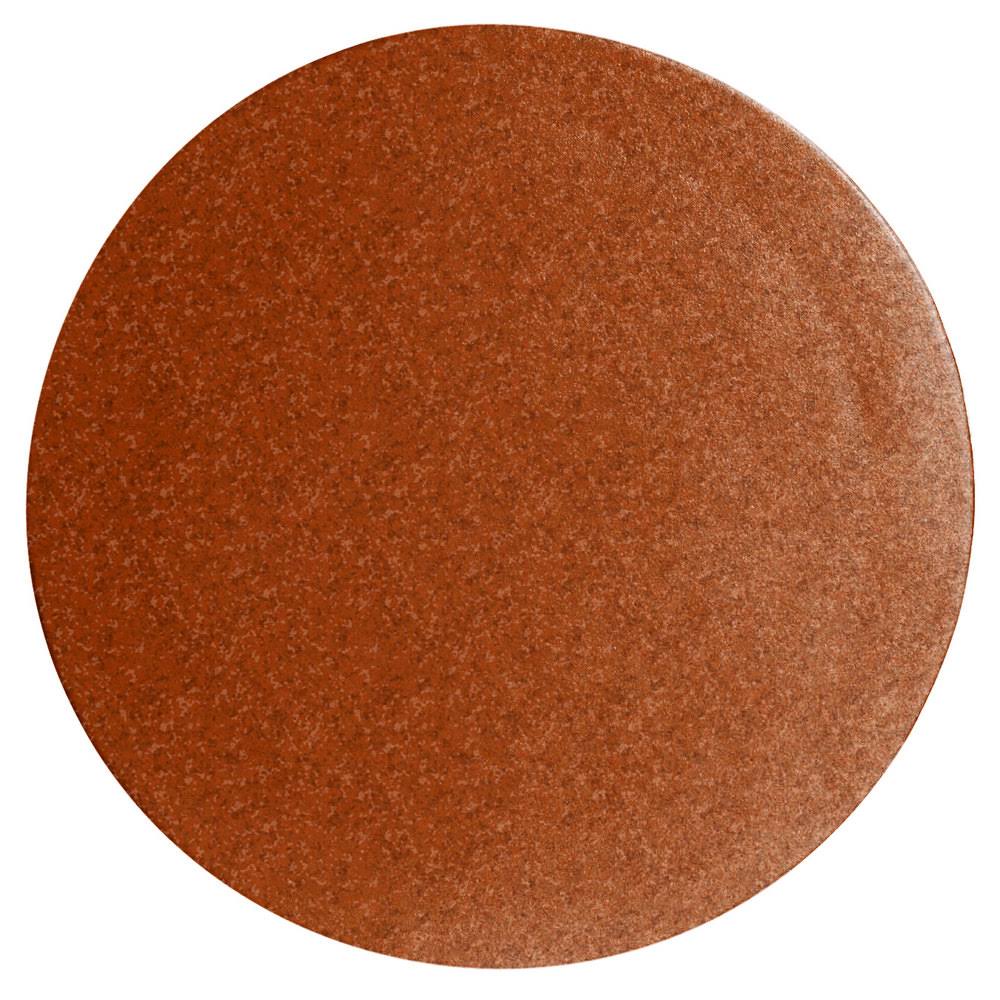 G.E.T. Enterprises DR002ST Bugambilia 14 1/4x22 Classic Textured Finish Terracotta Resin-Coated Aluminum Small Round Disc