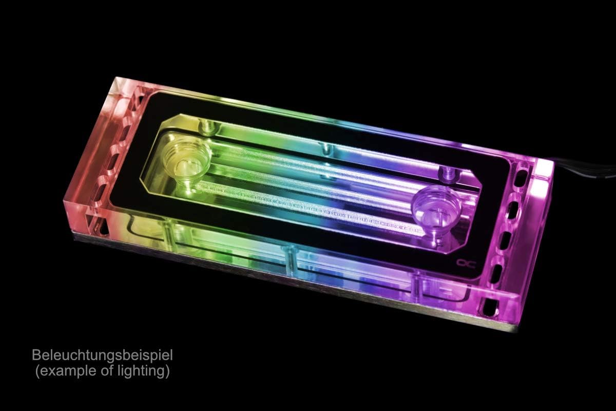 Alphacool 17467 Aurora Plexi X4 D-RAM Water Block Water Cooling HDD/RAM Cooler