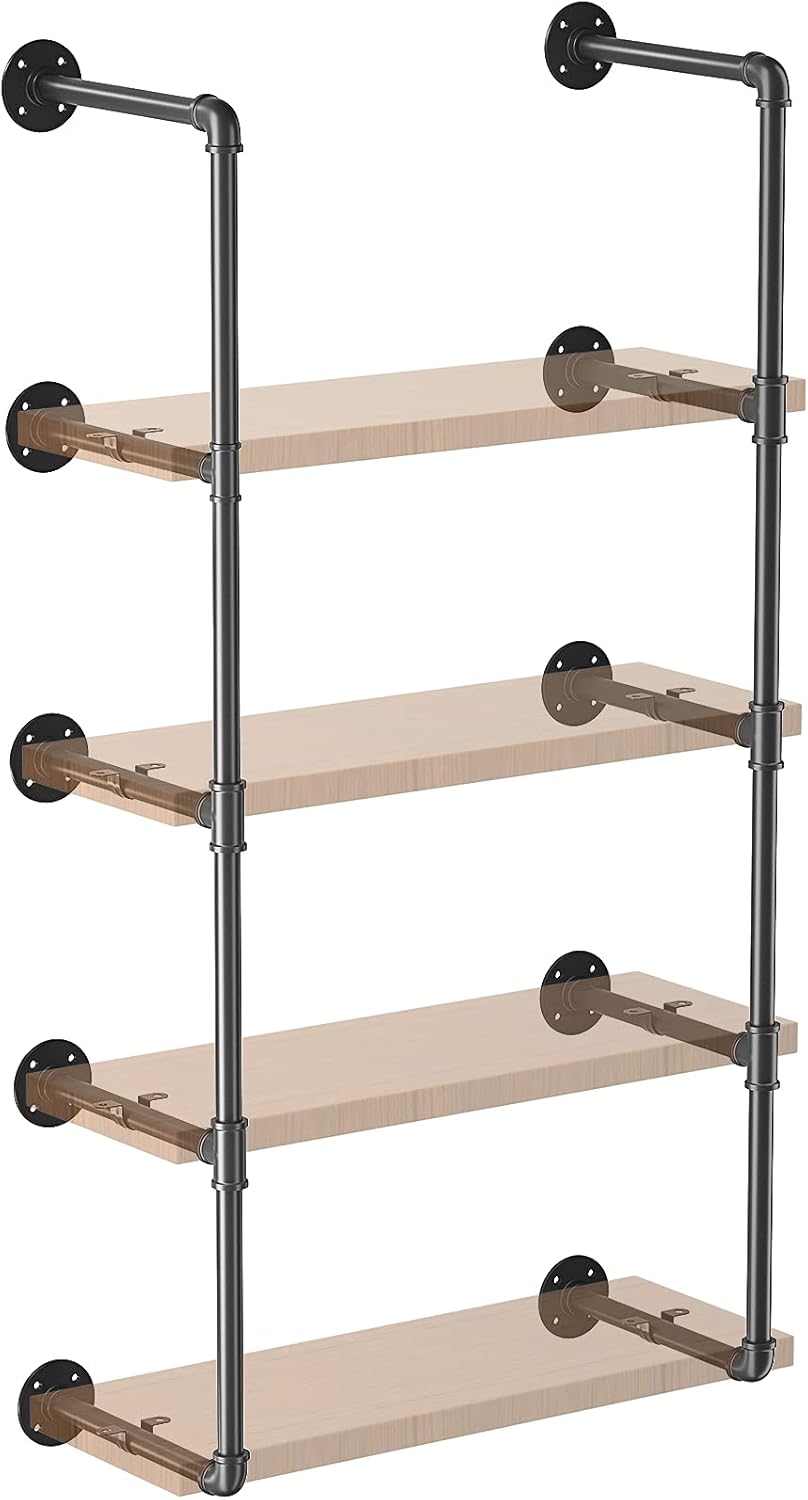 LuckIn Pipe Shelving Kit for DIY 55